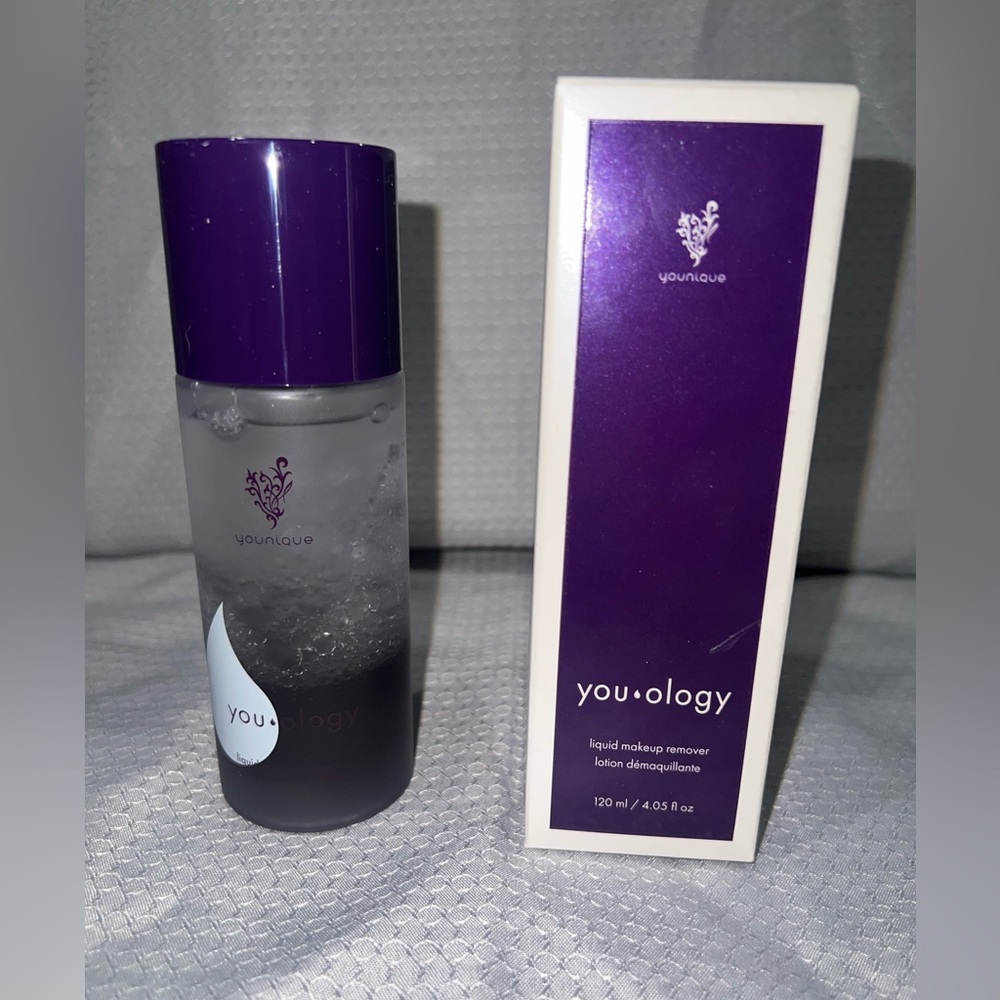 Younique Youology Liquid Makeup Remover - Purple and White NIB